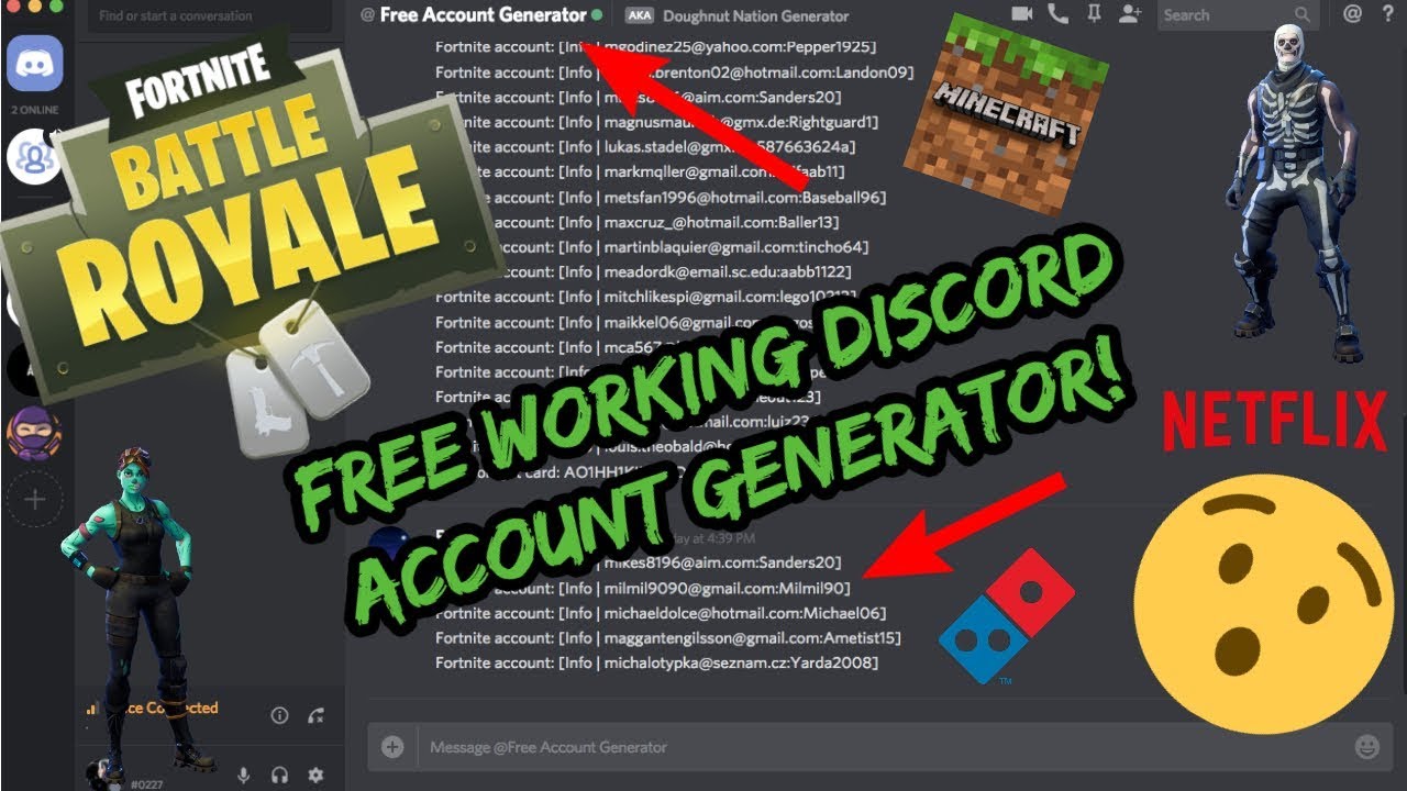 Discord account generator online